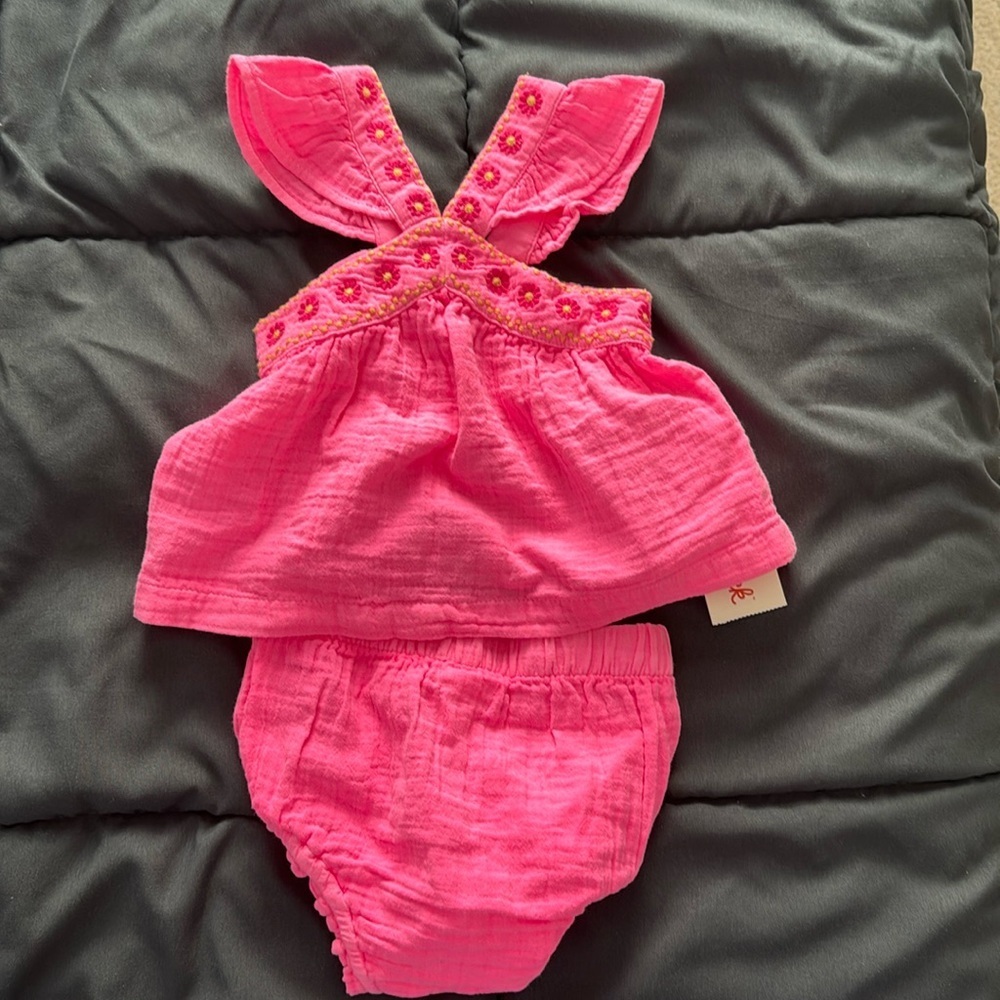 Cat & Jack Pink Kids Matching Set